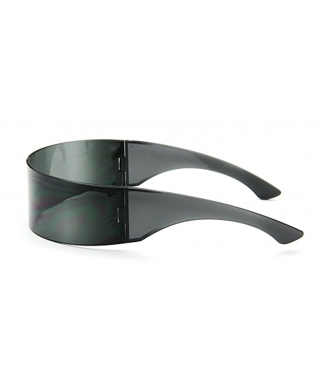 Futuristic Shield Sunglasses Monoblock Cyclops 100 Uv400 Black Cx11nz3kl4b 