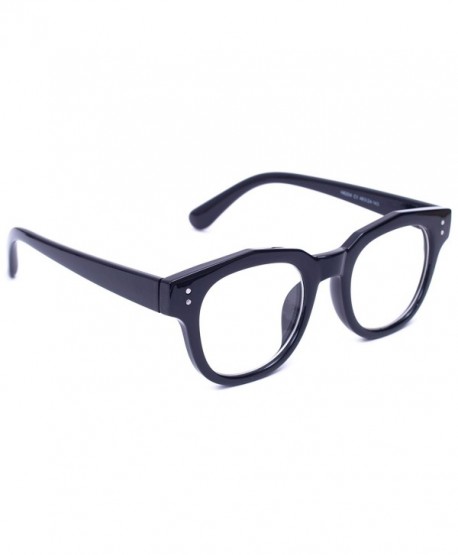 Oversized Square Thick Horn Rimmed Clear Lens Glasses Rivet Non ...