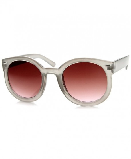 Womens Plastic Sunglasses Oversized Retro Style With Metal Rivets Grey Frost Plum Ci126hxnywl