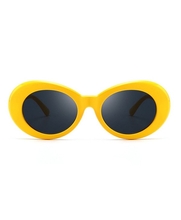 Clout Goggles Retro 80s Sunglasses Unisex Oversized Plastic Frame Eyewear - - CK18626E6U6
