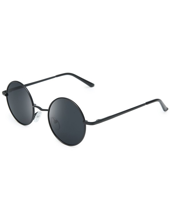 Joopin-Round Retro Polaroid Sunglasses Driving Polarized Glasses Men ...