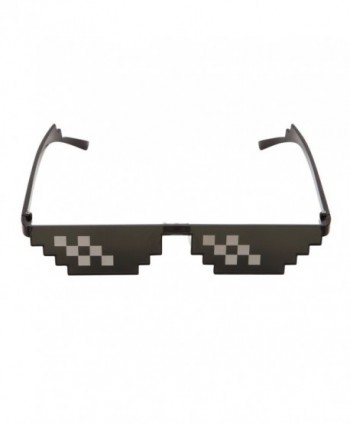 JEP Steil droom Thug Life Sunglasses 8-Bit Pixelated Mosaic Glasses Deal With It Glasses -  8-bit Pixel in Double Row - CV184OMU60S