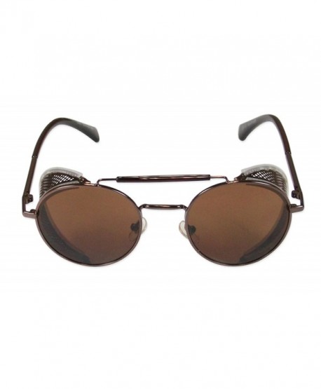 Men's Chrononaut Steampunk Sunglasses - Brown - C6125H3I8HN