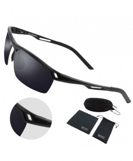 Men's Sports Style Polarized Sunglasses Driver Glasses Metal Frame 8550 ...