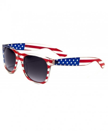 Vwe Classic American Patriot Flag Mirror Sunglasses Usa Gray Lens Ce11zxzaruv 